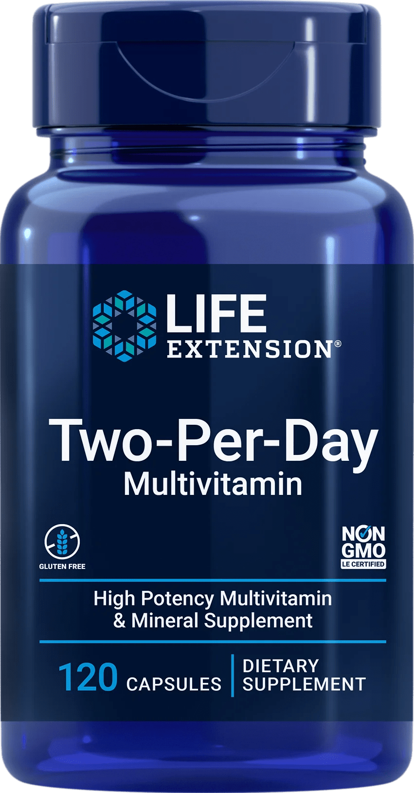 Life Extension Two-Per-Day Capsules (Multivitamin) - 120 Capsules – Medpak