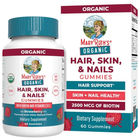 MaryRuth's Hair, Skin & Nails - 60 Gummies