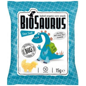 McLloyd's BioSaurus Gluten Free Sea Salt Corn Crisps - 15 g