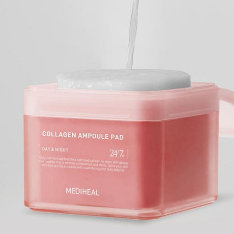 Mediheal Collagen Ampoule Toning Face Pads with Collagen - 100 Pieces