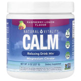 Natural Vitality Calm Magnesium Powder, Raspberry Lemon - 200 g