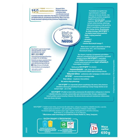 Nestle NAN OPTIpro 5, Milk-Based Product for Infants - 650 g