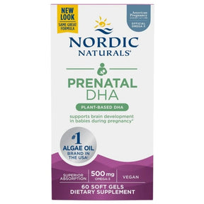Nordic Naturals Vegan Prenatal DHA - 60 Capsules