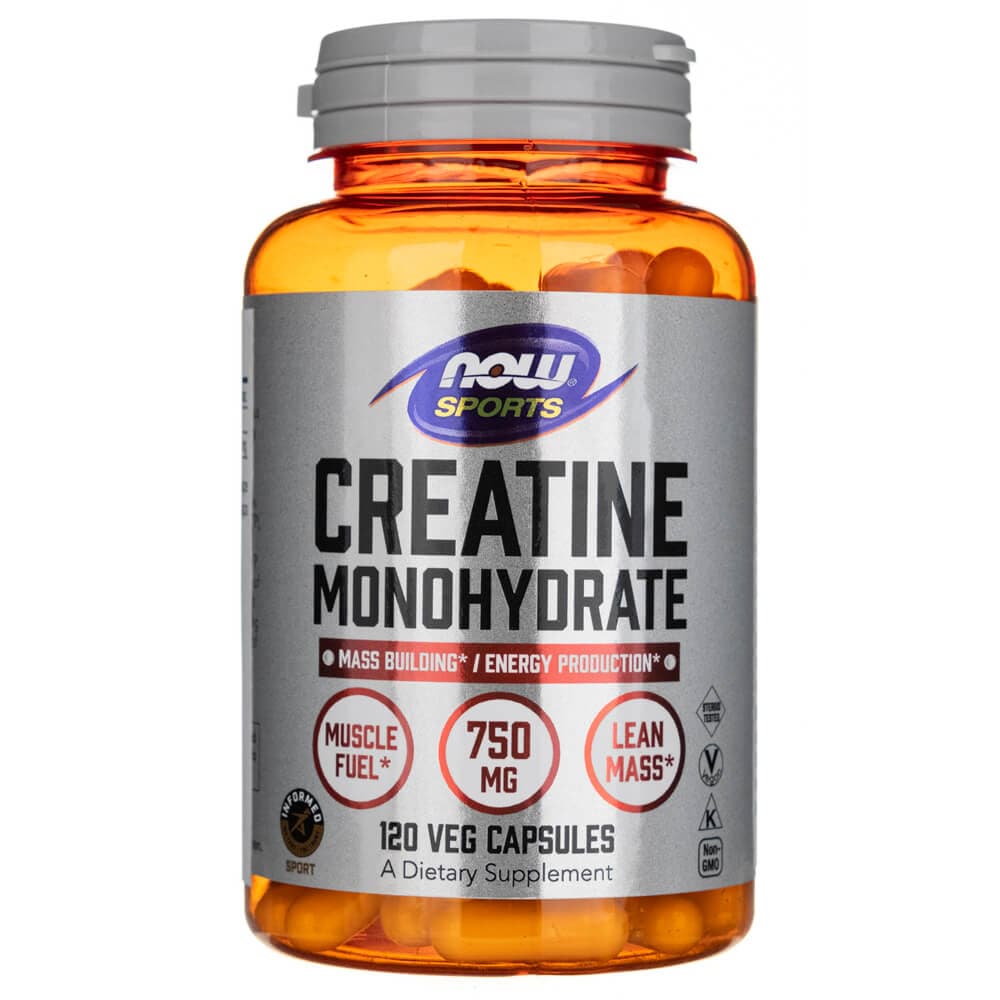 Now Foods Creatine Monohydrate 750 mg - 120 Veg Capsules