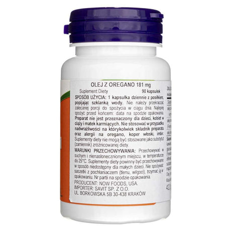 Now Foods Oregano Oil - 90 Softgels