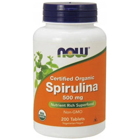 Now Foods Spirulina 500 mg - 200 Tablets