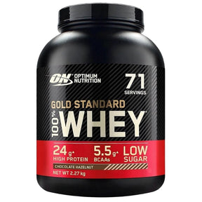 Optimum Nutrition Gold Standard 100% Whey Protein, Hazelnut Chocolate - 2270 g