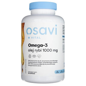 Osavi Omega-3 Fish Oil 1000 mg - 180 Capsules