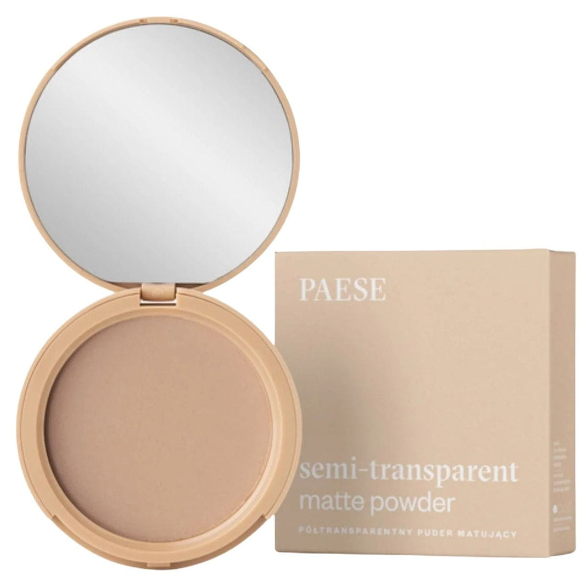 Paese Translucent Mattifying Pressed Powder, Shade 5A Natural - 9 g