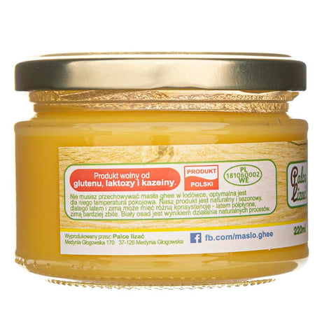 Palce Lizać Clarified Ghee Butter, Vanilla - 220 ml