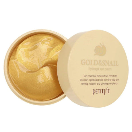 Petitfee Gold & Snail Hydrogel Eye Patch - 60 pieces