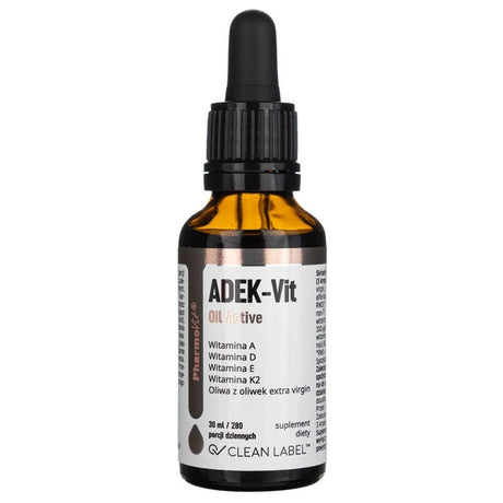 PharmoVit ADEK-Vit Oil Active, Vitamins in Drops - 30 ml