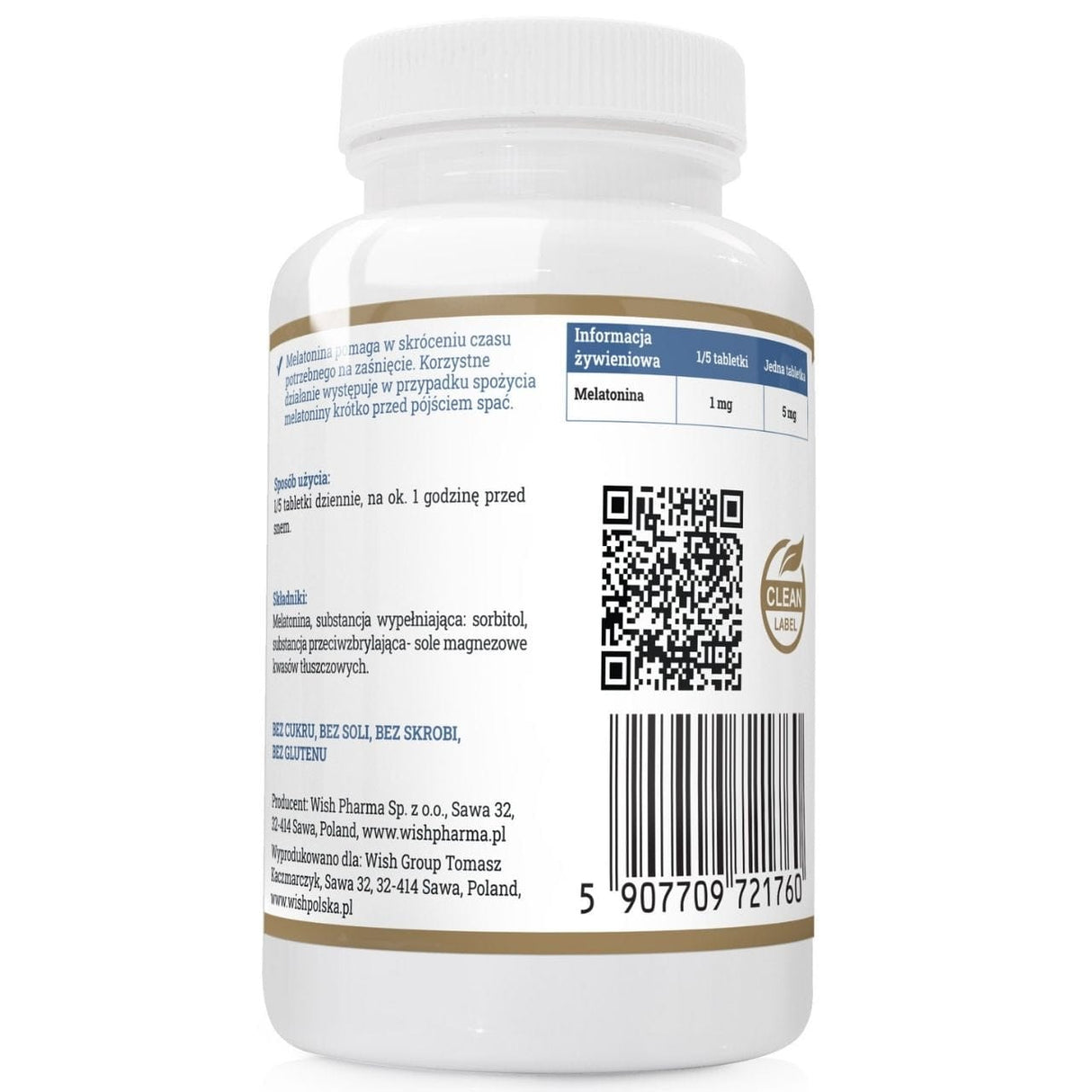 Progress Labs Melatonin 5 mg - 60 Tablets