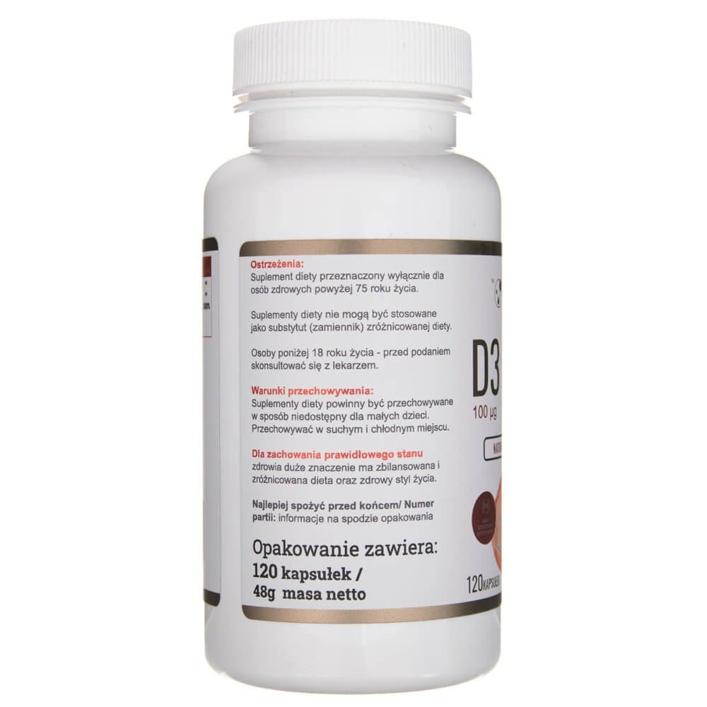 Progress Labs Vegan Vitamin D3 4000 IU - 120 Capsules