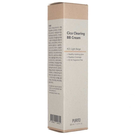 Purito Cica Clearing BB Cream Shade 21 Light Beige - 30 ml