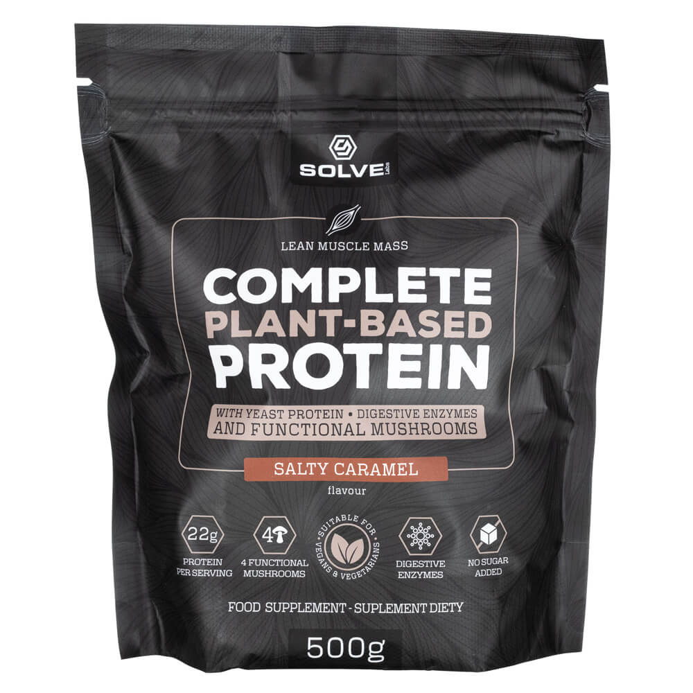 Solve Labs Complete Plant-Based Protein, Salty Caramel - 500 g