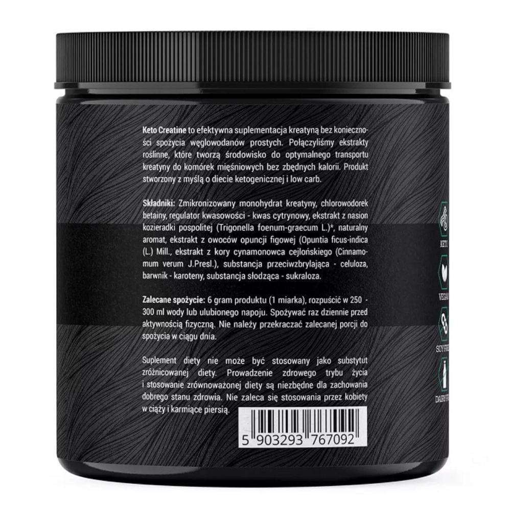 Solve Labs Keto Creatine Monohydrate, Lemon - 240 g