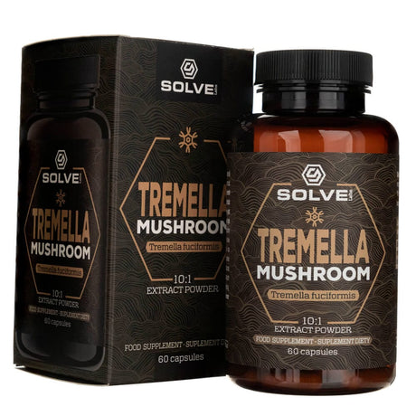 Solve Labs Tremella Mushroom Tremella Fuciformis - 60 Capsules