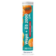 Starpharma Calcium + D3 2000 IU, Tangerine - 20 Effervescent Tablets