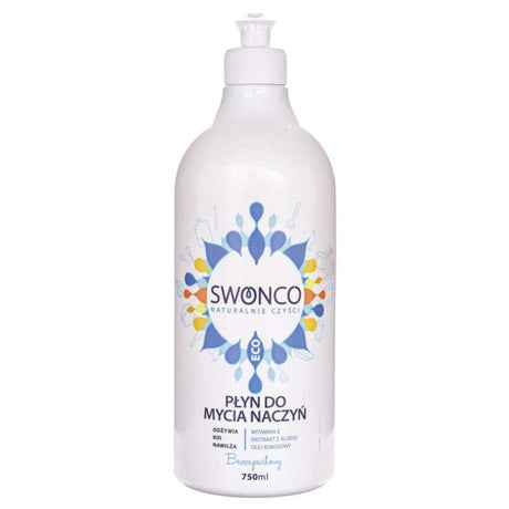 Swonco Dishwashing Liquid, Fragrance-Free - 750 ml