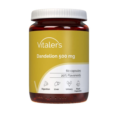 Vitaler's Dandelion Extract 500 mg - 60 Capsules