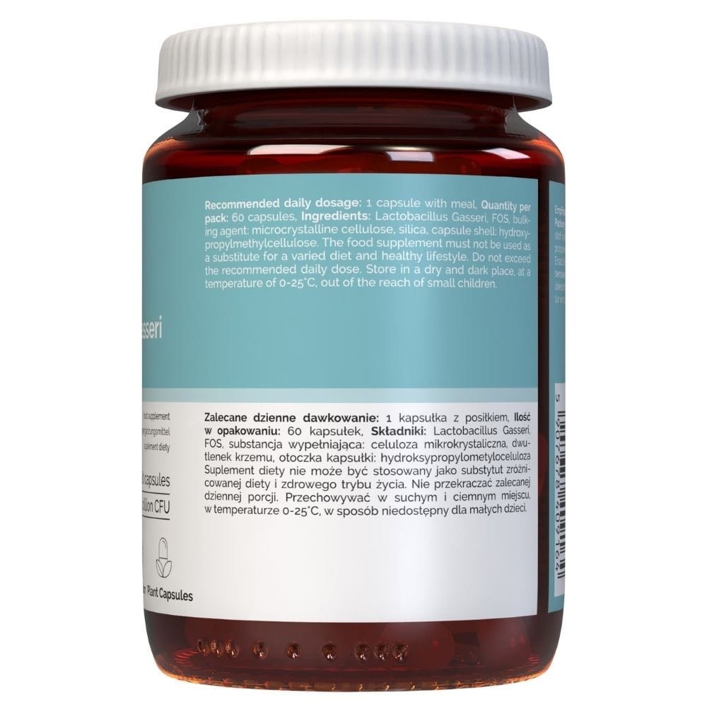 Vitaler's Lactobacillus Gasseri with FOS (Probiotic) - 60 Capsules