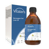 Vitaler's Omega-3 Norwegian Cod Liver Oil, Lemon Flavor 1200 mg - 250 ml