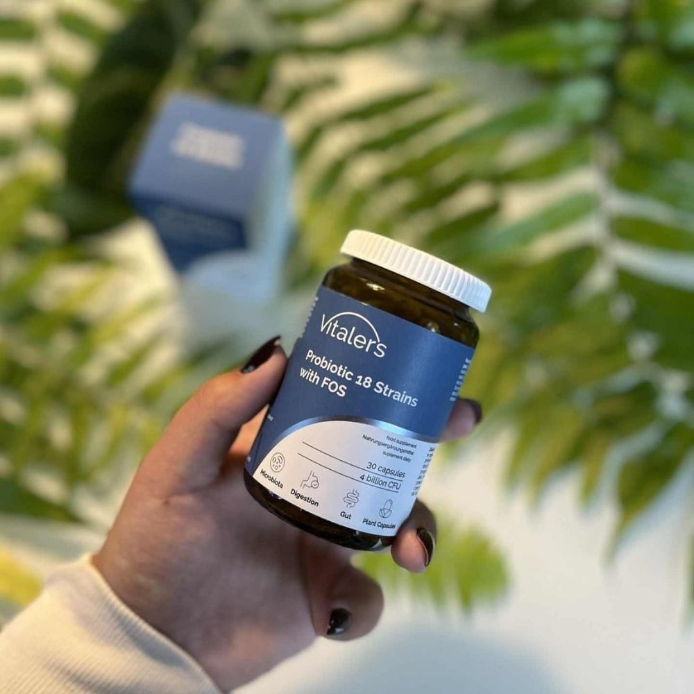 Vitaler's Probiotic 18 Strains with FOS - 30 Capsules
