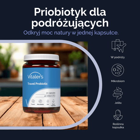 Vitaler's Travel Probiotic - 30 Capsules