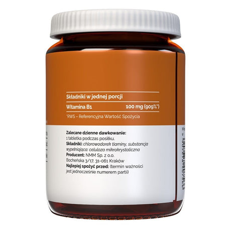 Vitaler's Vitamin B1 100 mg (Thiamine) - 120 Tablets