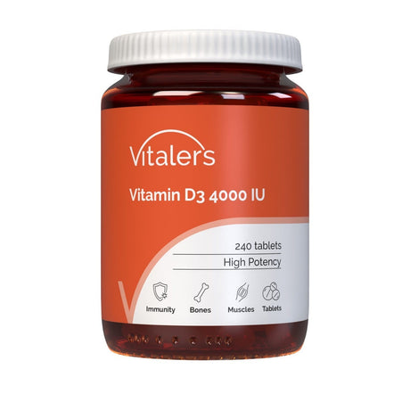 Vitaler's Vitamin D3 4000 IU - 240 Tablets