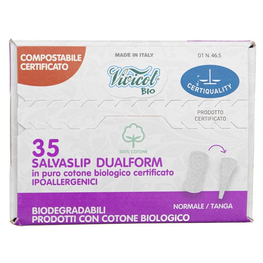 Vivicot Organic Cotton Dualform Sanitary Pads - 35 Pieces