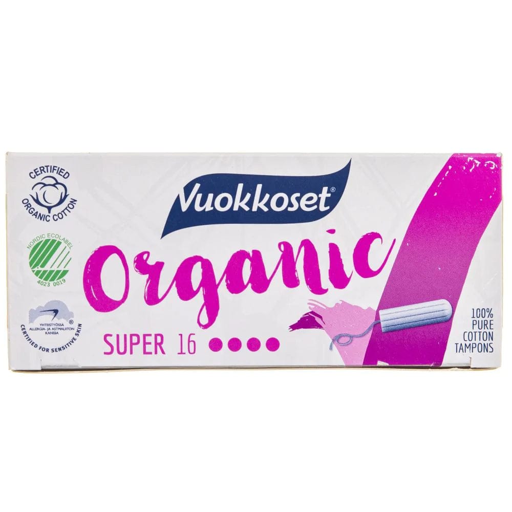 Vuokkoset Bio Super Tampons - 16 pieces