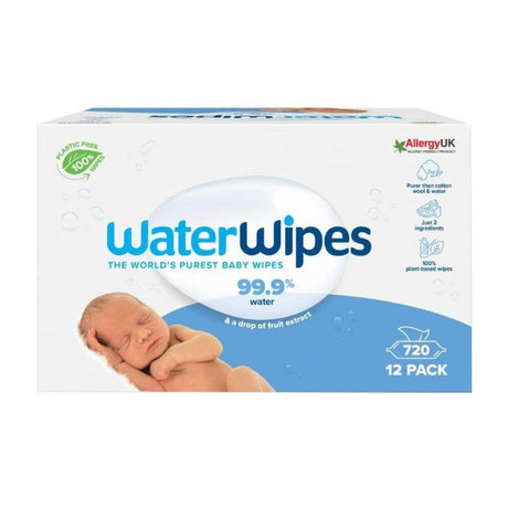 WaterWipes Wipes Soaked in Pure Water - 12x60 pieces