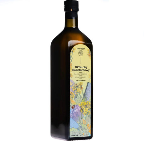 Wellbear Mustard Oil Cold Pressed - 1000 ml