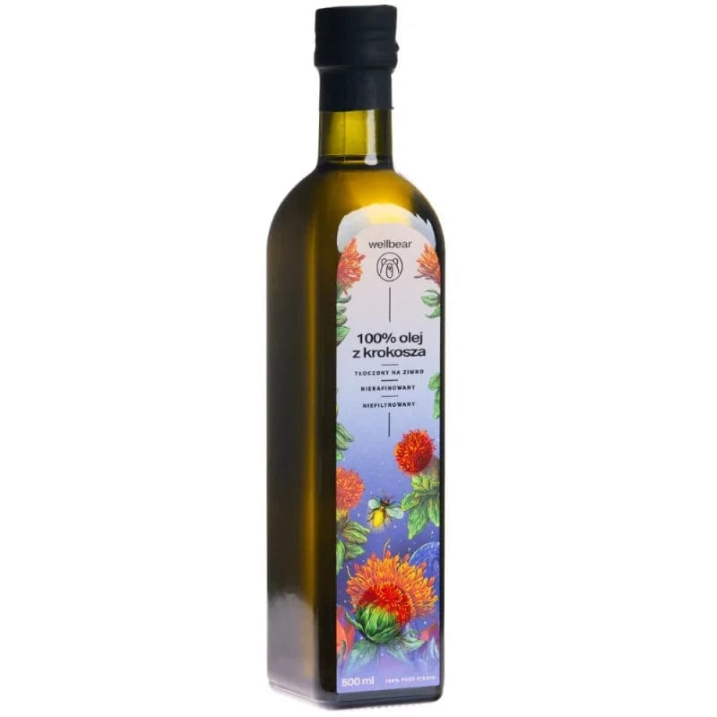 Wellbear Safflower Oil Cold Pressed - 500 ml