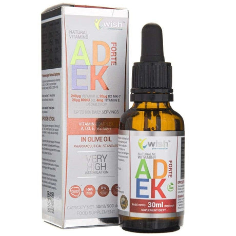 Wish Vitamin ADEK FORTE Drops - 30 ml