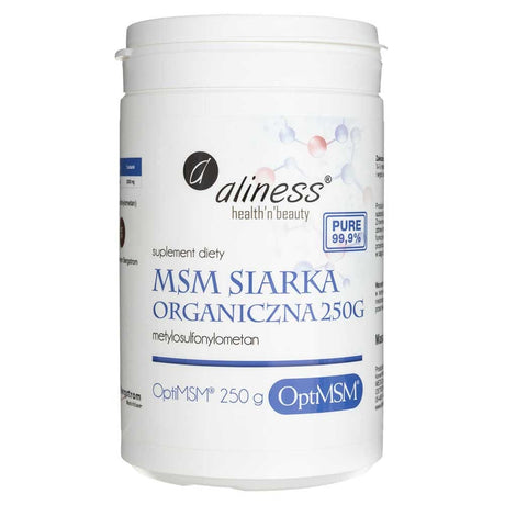 Aliness MSM Organic Sulfur powder - 250 g