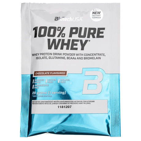 BioTech USA 100% Pure Whey, Chocolate - 28 g