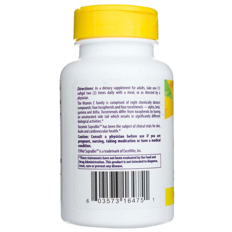 Healthy Origins Natural Tocomin SupraBio 50 mg - 60 Softgels