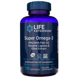 Life Extension Super Omega-3 EPA/DHA with Sesame Lignans & Olive Extract  - 120 Softgels