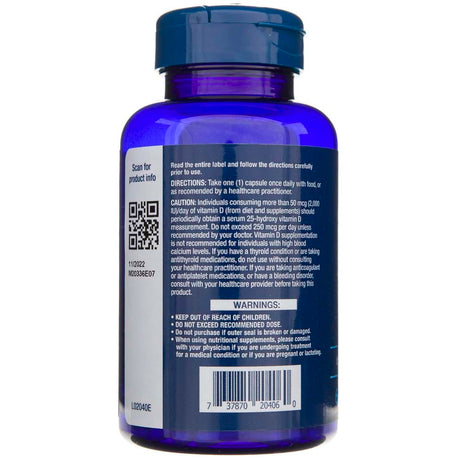 Life Extension Vitamins D & K  - 60 Capsules