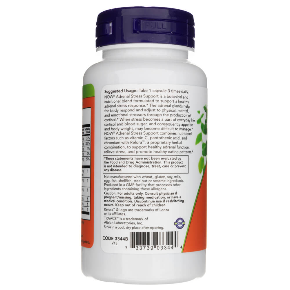 Now Foods Adrenal Stress Support with Relora - 90 Veg Capsules