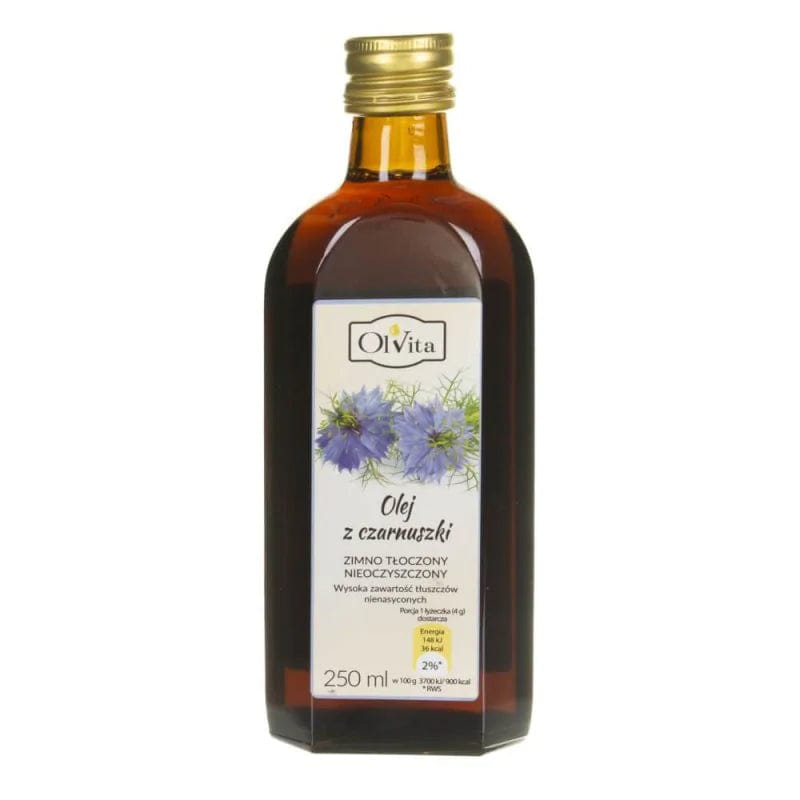 Olvita Cold-Pressed Black Cumin Oil Unpurified - 250 ml