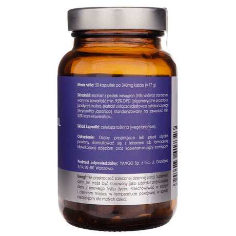 Panaseus OPC + Resweratrol - 50 Capsules