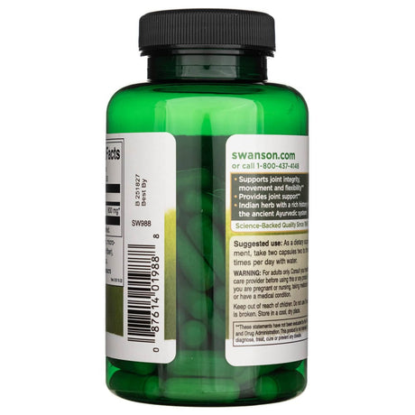 Swanson Boswellia 400 mg - 100 Capsules