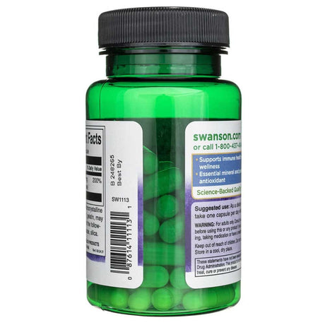 Swanson Zinc Picolinate 22 mg - 60 Capsules